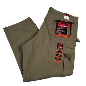NWT Wrangler Riggs Workwear Men Pants 42x30 Relaxed Ripstop Ranger Utility Cargo